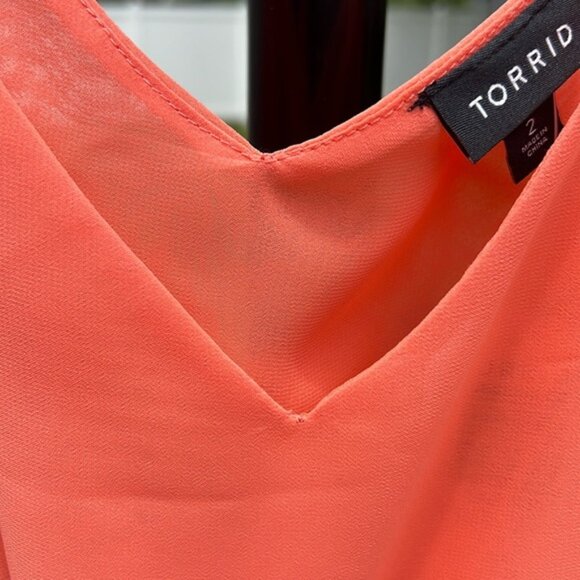 ~e New Torrid coral double layer cami - Picture 3 of 11